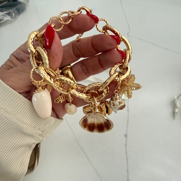 Ettika Mermaid Tears Assorted Shell Bracelet Costume Jewelry - Picture 6 of 6